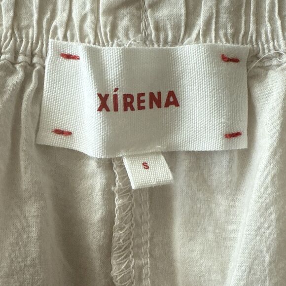 XiRENA Size Small Off White Lightweight Pants Drawstring Pockets Minimalist - Picture 5 of 9